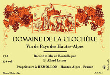 Domaine de la Clàchère, vin de pays des Hautes Alpes