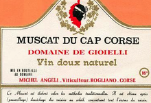 Muscat du Cap Corse, domaine de Gioielli