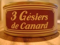 3 gésiers de canard confits