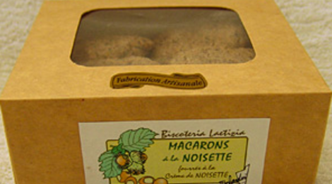 Maccarons noisettes/crème de noisette  