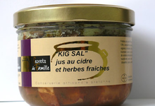 "Kig sal" jus au cidre et herbes fraîches