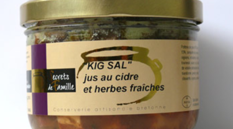 "Kig sal" jus au cidre et herbes fraîches