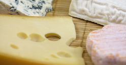 Quatre sortes de fromages affinés
