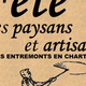 Fête des Paysans et Artisans