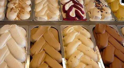 Crème glacée au biscuit breton