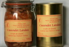 Cassoulet Landais aux Haricots Tarbais - boite et bocal 750 g
