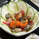 Salade d’huîtres de Normandie tièdes & sauce soja