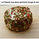 Le Passoir aux deux poivrons (rouge et vert)