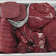 Caissettes de viande de bœuf 