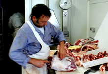 Viande de cochon, caissetes de 5 kilos