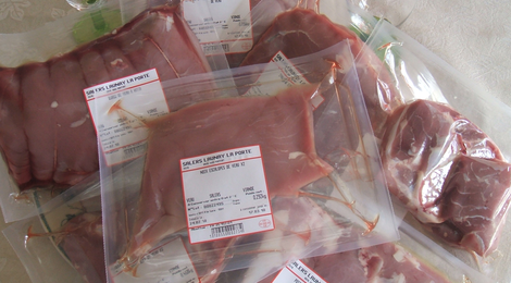 colis de 10 kilos standard, viande de veau