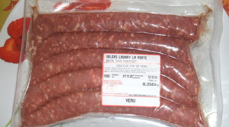 Saucisse de veau