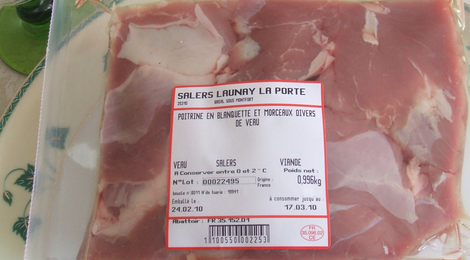 poitrine en blanquette de veau