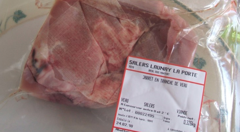 jarret en tranche de veau