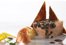 Cube de foie gras aux aromates de la mer