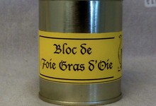 Bloc de foie gras d'oie 120 grs