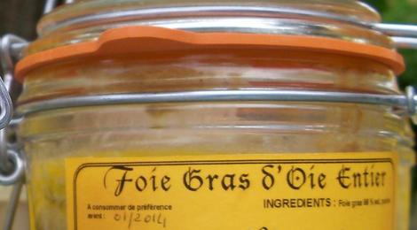 Foie gras d'oie entier 280 grs