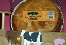 Gâteau Breton fourré au caramel au beurre salé Boîte cristal