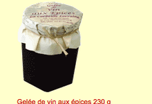 Gelée de vin aux épices