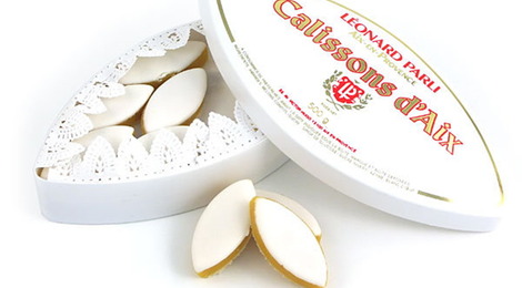 Calissons d'Aix Léonard Parli - Boite losange 500g (44 calissons)