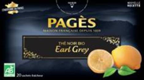Thé noir Earl Grey bio Pagès