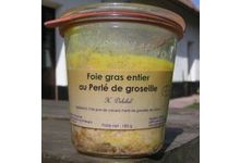 Le foie gras entier au Perlé de Groseille (180g)