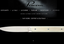  9.47 ivoire - coffret 6 couteaux 