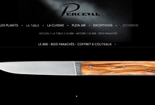  Le 888 - Bois panachés - coffret 6 couteaux 
