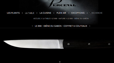  Le 888 - Ebène du Gabon - coffret 6 couteaux 