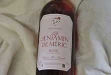 Vin de France Rosé 2011 - Cuvée Benjamin de Méric