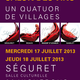 Seguret    Salon Des Vins   Un Quatuor De Villages   2013