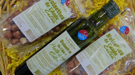 Noisettes décortiquées sachet 125 gr