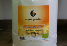 Farine de blé bio, farine bise ou semi-complète