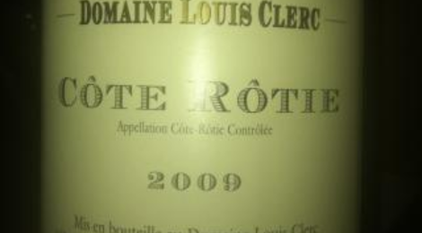 côte rôtie domaine Louis Clerc