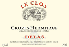 Delas Frères - Crozes-Hermitage Le Clos Sélection Parcellaire 2009