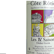 Côte-Rôtie : Domaine Didier Gerin « Les 4 Saisons » 2007