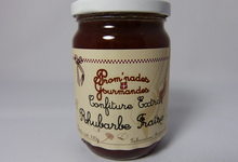  Confiture de fraises rhubarbe