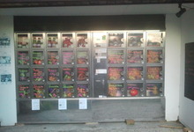distributeur automatique de fraises et légumes