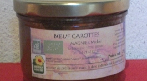 Boeuf carottes bio