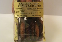 Sablés au miel et aux noisettes