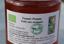 tomate pomme gelée aux aromates