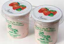 yaourts à la fraise