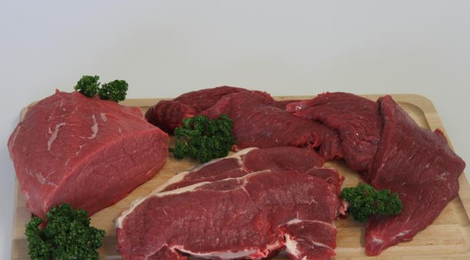 Colis Dégustation 2 kg : 1 rosbeef + 10 steaks