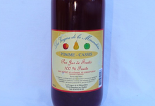 Pur jus de pomme cassis
