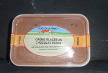 crème glacée au chocolat extra