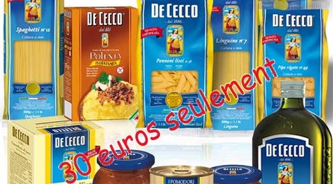 Pâtes De Cecco/Sauces artisanales