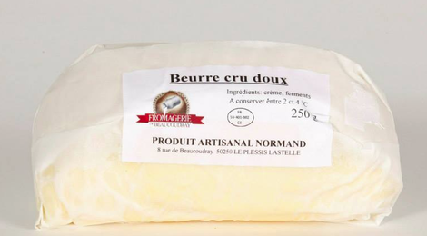beurre cru doux