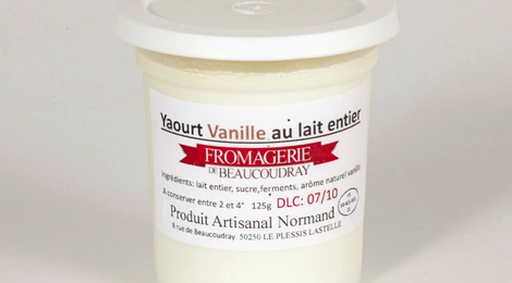 yaourt vanille