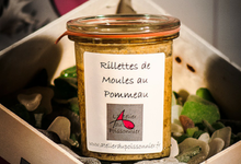 rillettes de MOULES AU POMMEAU  