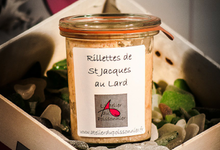 rillettes de SAINT JACQUES AU LARD